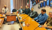 دیدار با همه اعضای هیئت علمی و همکاران پژوهشکده دانشنامه نگاری