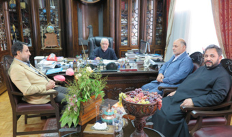 دیدار خلیفه ارامنه تهران با نمایندگان مرکز تحقیقات امام علی (ع)