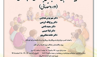 کارگاه تربیت مربی فلسفه برای کودکان-مقدماتی