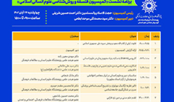 هفتمین کنگره بین المللی علوم انسانی اسلامی ۲۴ آبان ۱۴۰۲