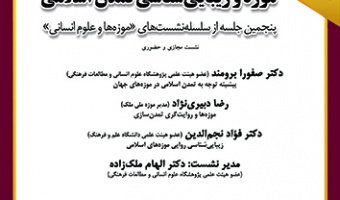 موزه ها و علوم انسانی: موزه و زیبایی شناسی نمدن اسلامی ۱۸ آذر ۱۴۰۲
