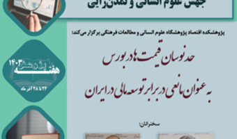 حد نوسان قیمت ها در بورس به عنوان مانعی در برابر توسعه مالی در ایران ۲ دی ۱۴۰۳